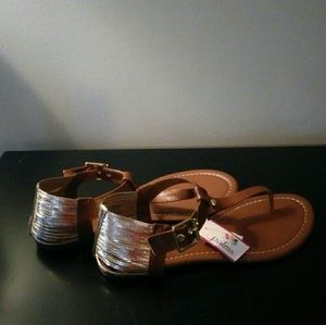 Brown sandals